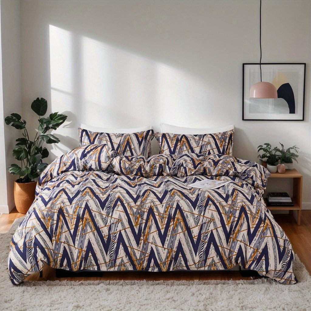 HERTALK Pattern Printed Bedding Set