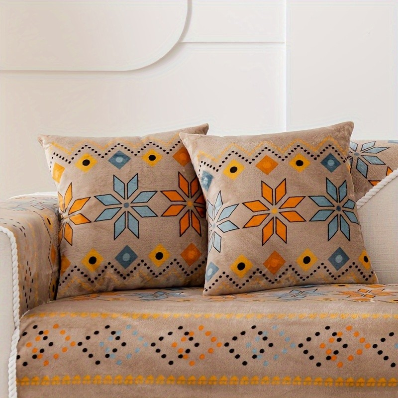 TIANXINBAOBEI 2pcs Bohemian Style Throw Pillow Covers