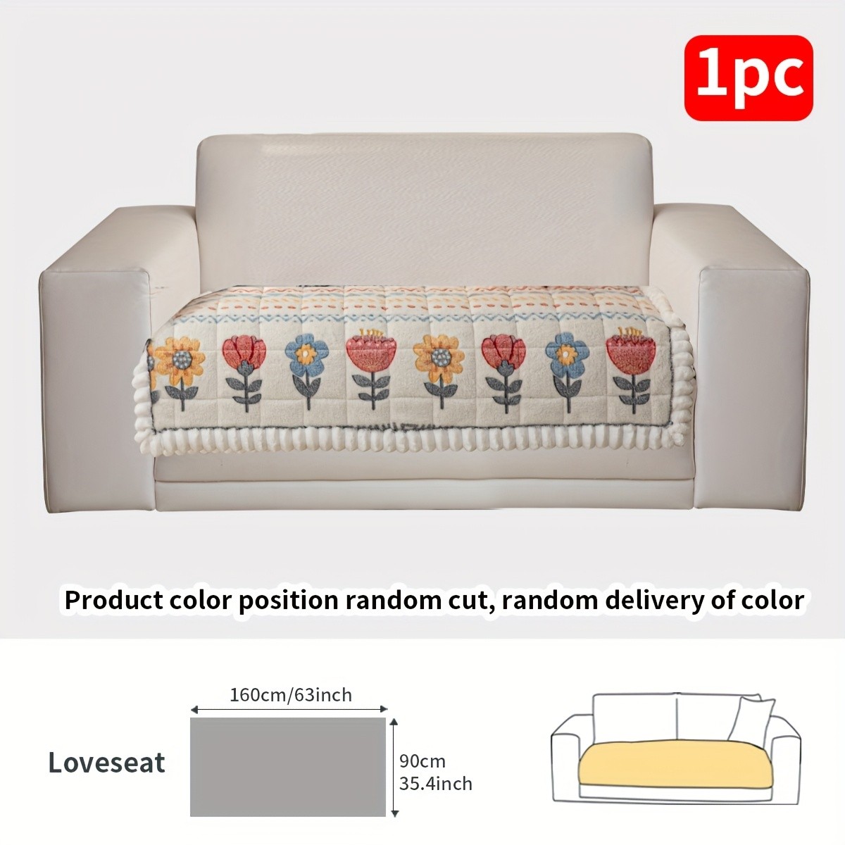 PJLZJFBY Spring Floral Pattern Sofa Cushion