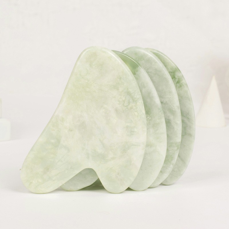 Johor Bahru Jade Heart-Shaped Facial Beauty Massage Scraping Board