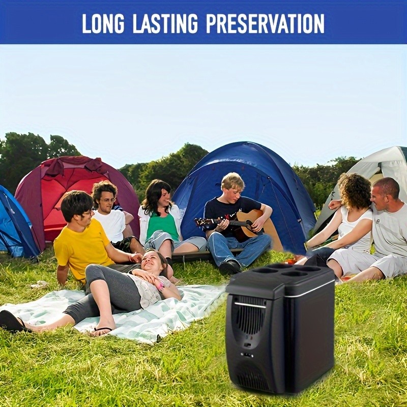 AMRIVER 6 Liter Portable Mini Car Refrigerator