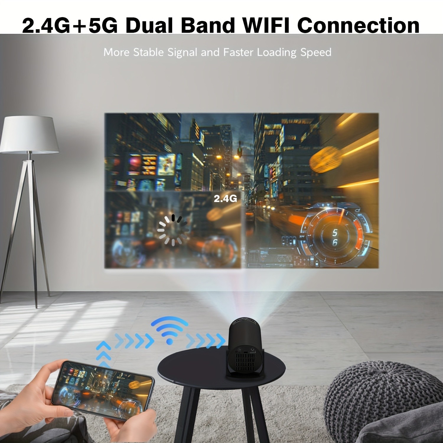 AIMPIRE Ultra-Portable Mini Projector