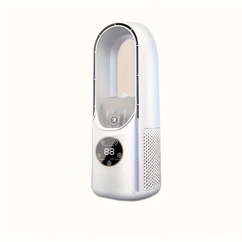 OKG Portable Bladeless Air Conditioner Fan with Night Light