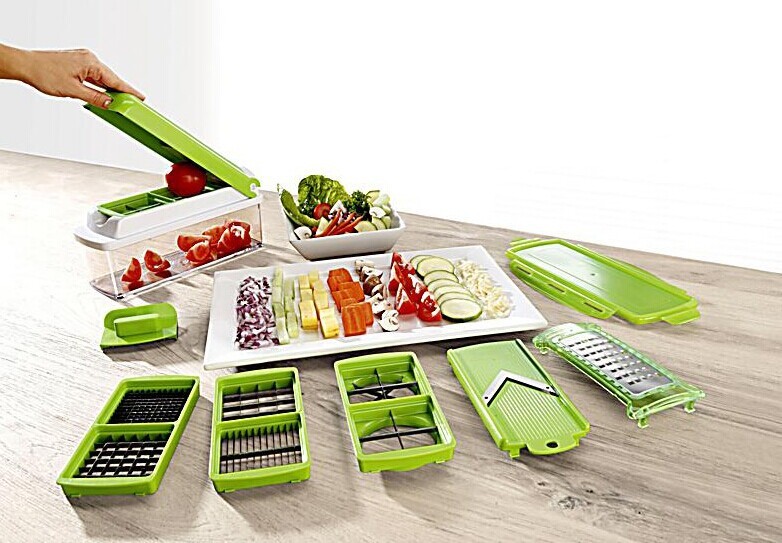 5-in-1 Vegetable and Fruit Cutter - Multi-Function Slicer and Dicer