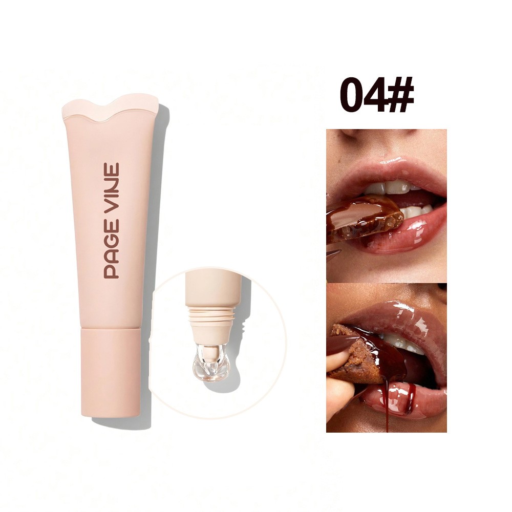 PAGE VINE Lip Gloss - Moisturizing and Shiny Formula