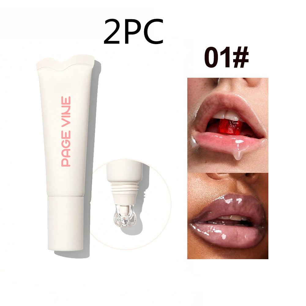 PAGE VINE Lip Gloss - Moisturizing and Shiny Formula