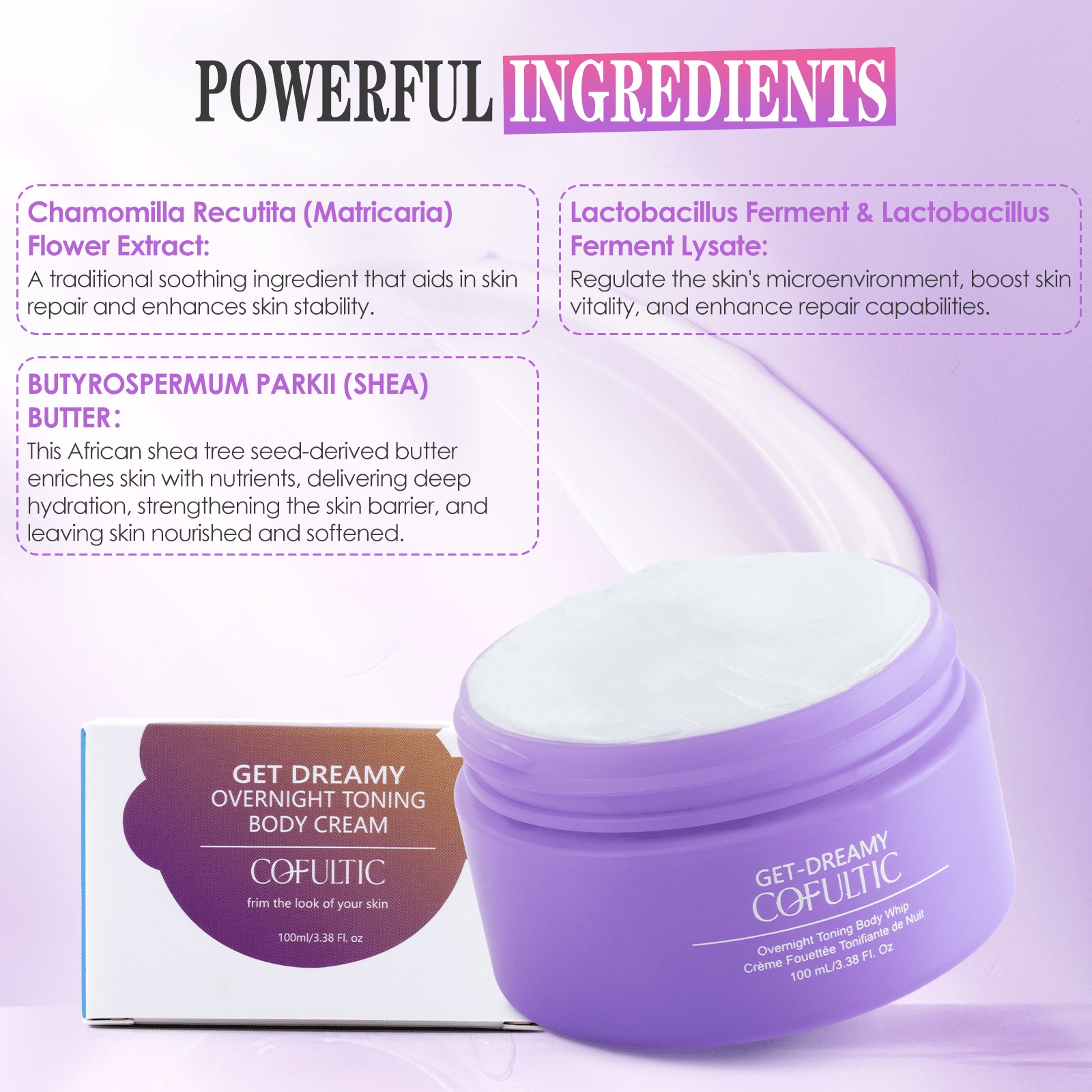 GET-DREAMY Overnight Toning Body Whip - 100ml