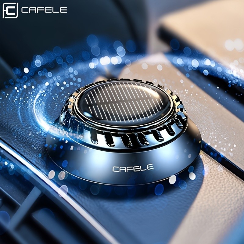 Cafele Solar-Powered Rotating Car Aroma Diffuser