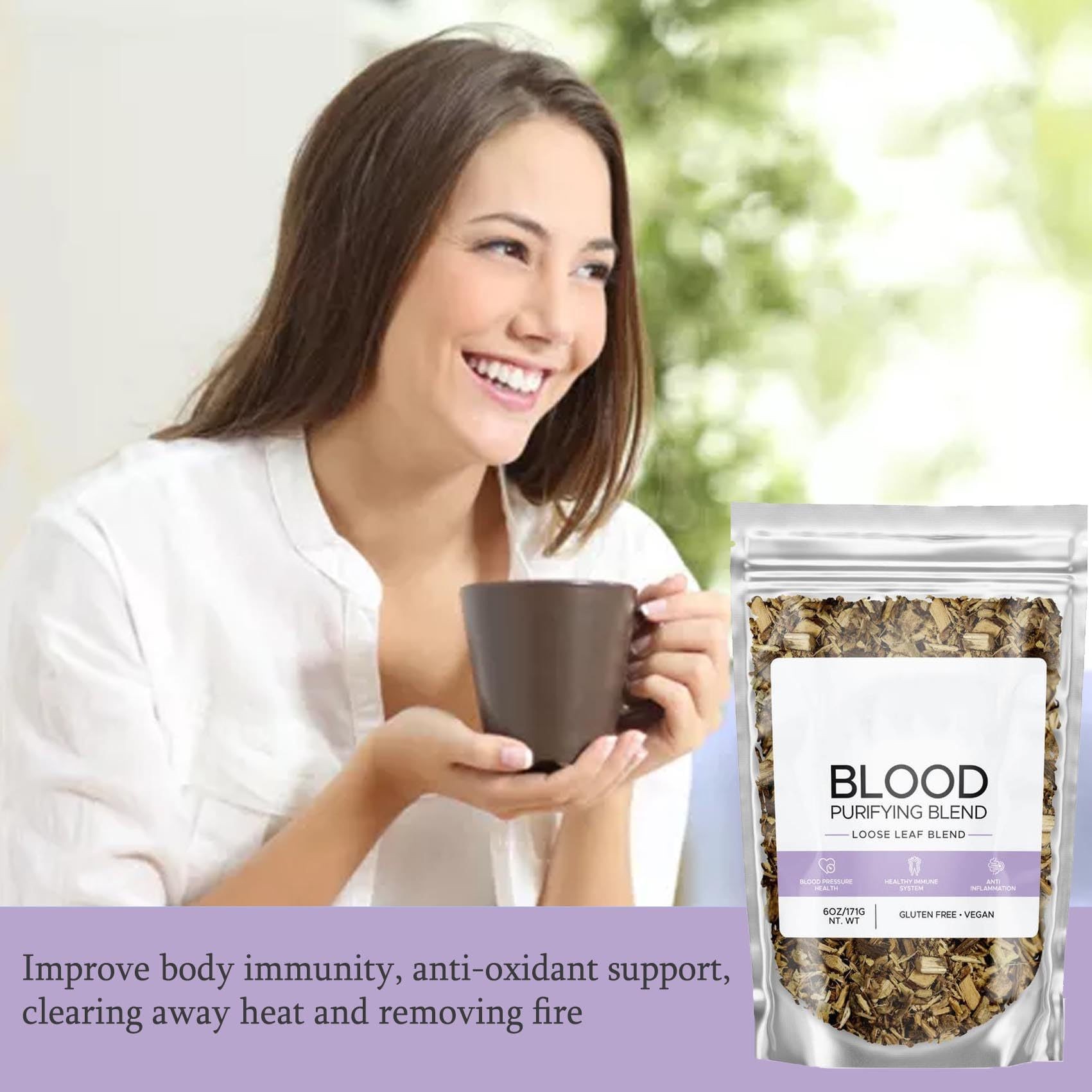 Blood Purifying Blend Natural Antioxidant and Liver Health Support
