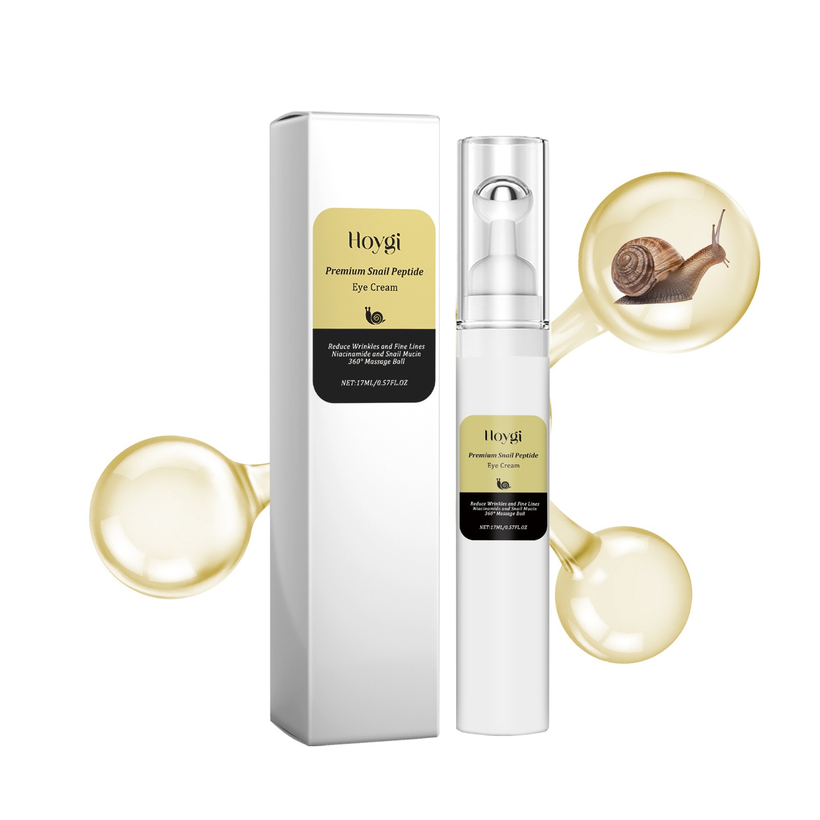 Premium Snail Peptide Eye Cream Revitalize and Rejuvenate Your Eyes