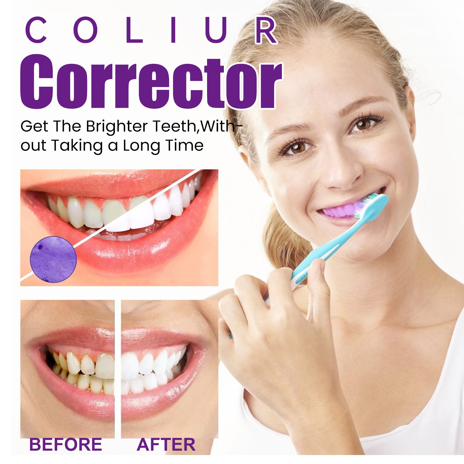 West&Month Coliur Teeth Whitener Corrector  Brighten Your Smile in Minutes