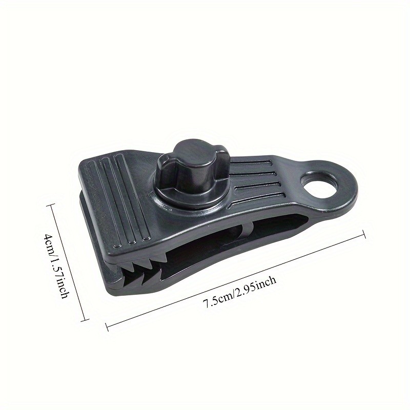 SPORTULI 10 Heavy-Duty Tent Clips with Locking Grip