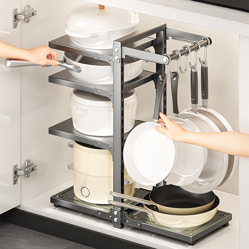 BRAIDOL Adjustable Heavy Duty Kitchen Organizer