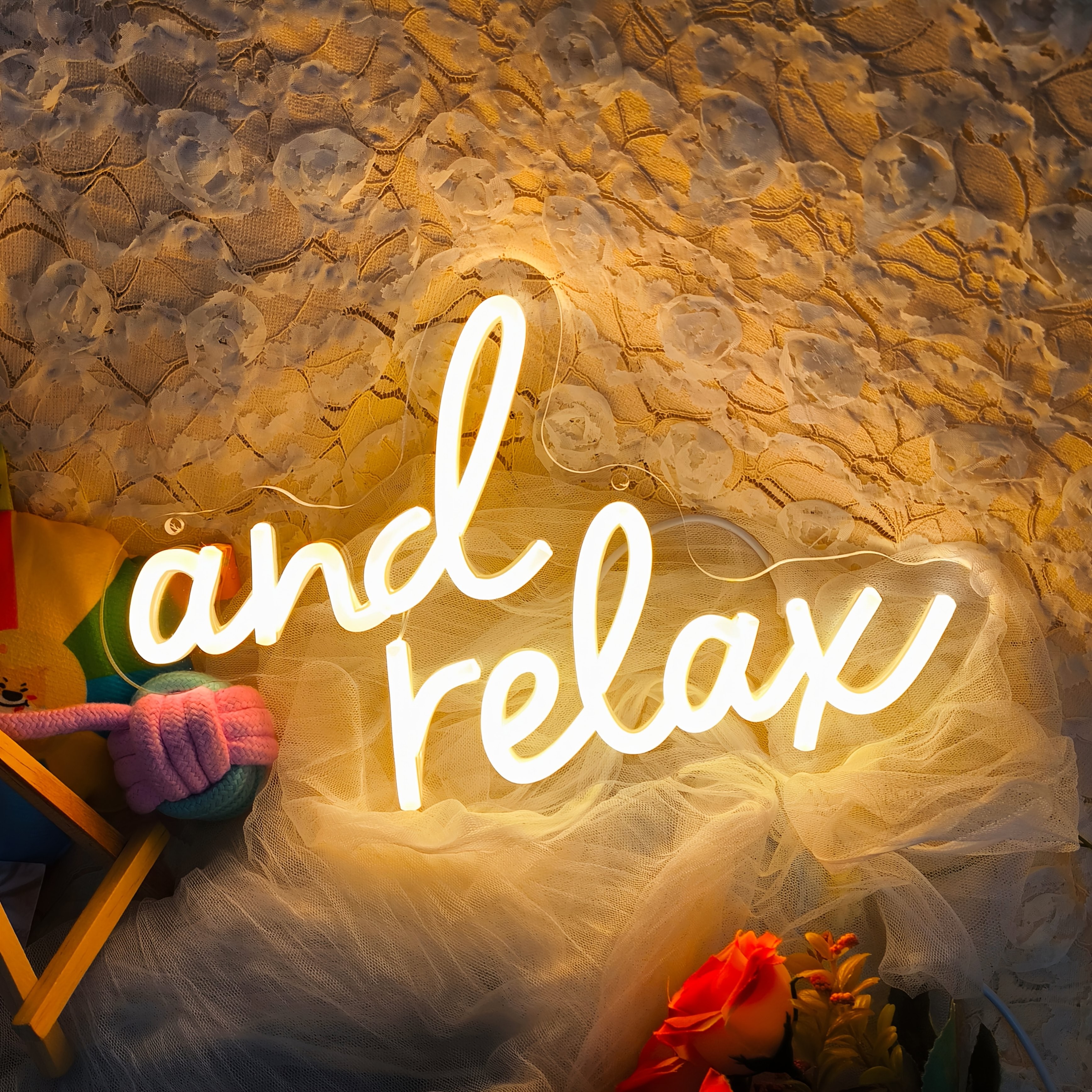 LIUYANG And Relax Neon Sign for Wall Decor