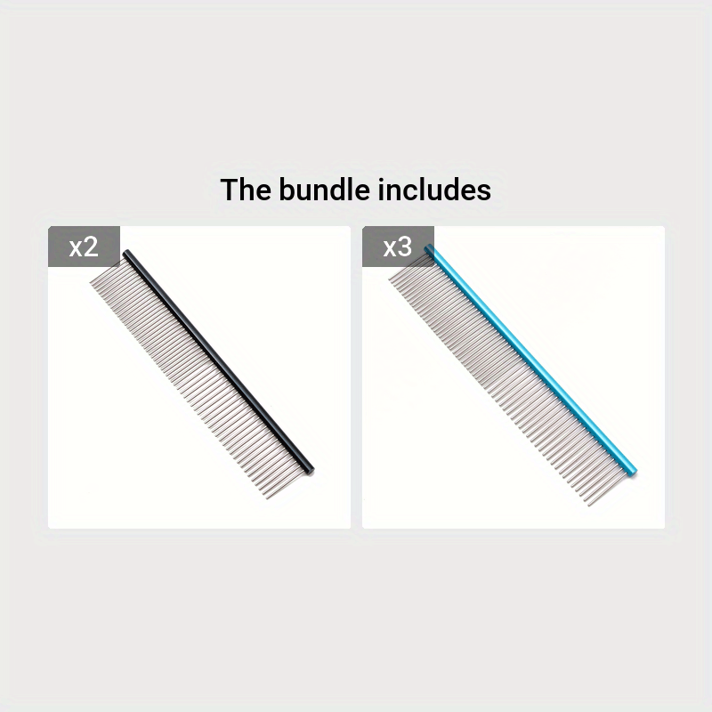 Purple Dragon Aviation Aluminum Pet Grooming Comb