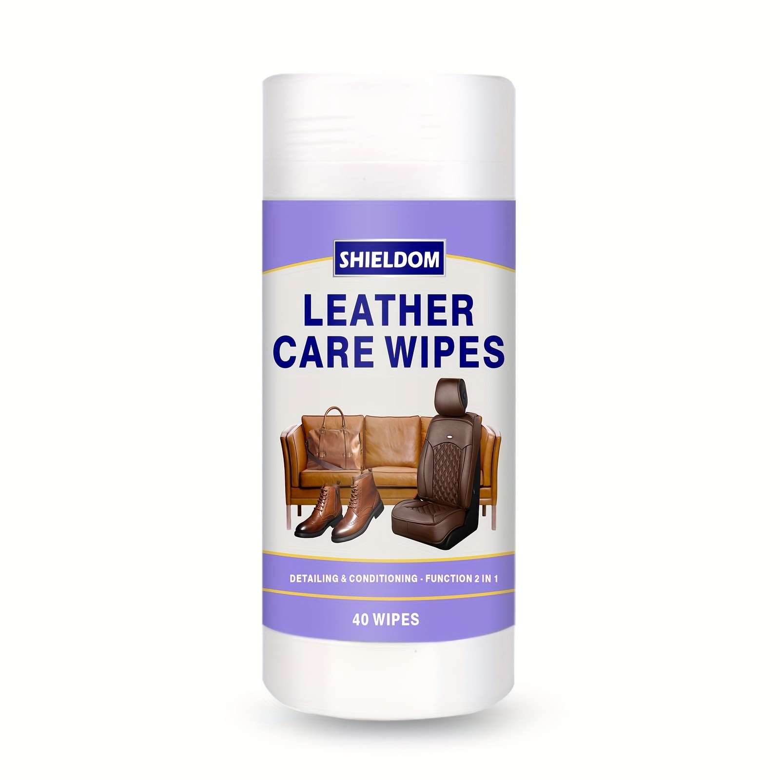 SHIELDOM Leather Care Wipes