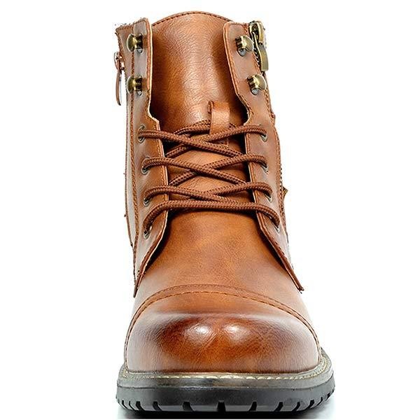 Men's Metal Double Zip Rider Boots