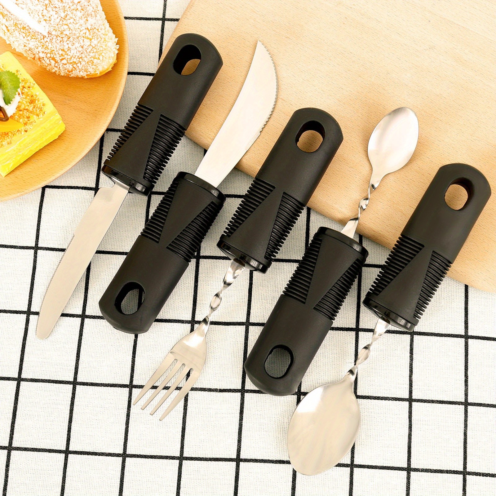 Jetcloud 5pcs Bendable Adaptive Cutlery Set