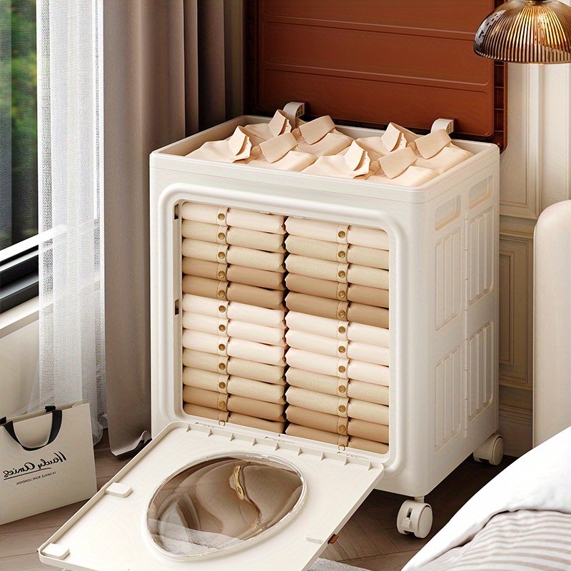 COIZYZZL Large Folding Storage Box with Flip Lid