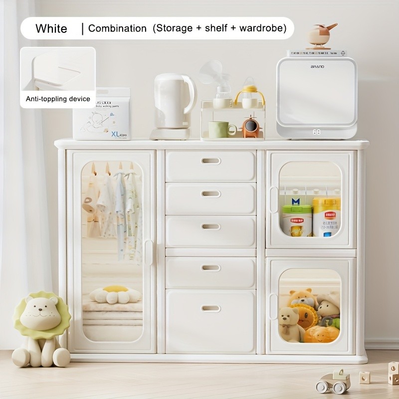 JINCAYY Multi-functional Transparent Wardrobe