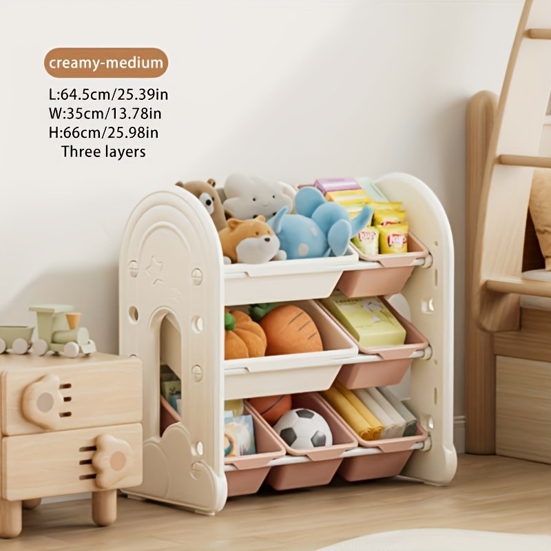 JINCAYY Cloud-Patterned Storage Cabinet