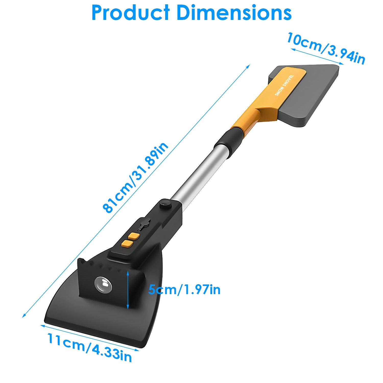 3-in-1 Extendable Snow Removal Tool Ultimate Winter Solution