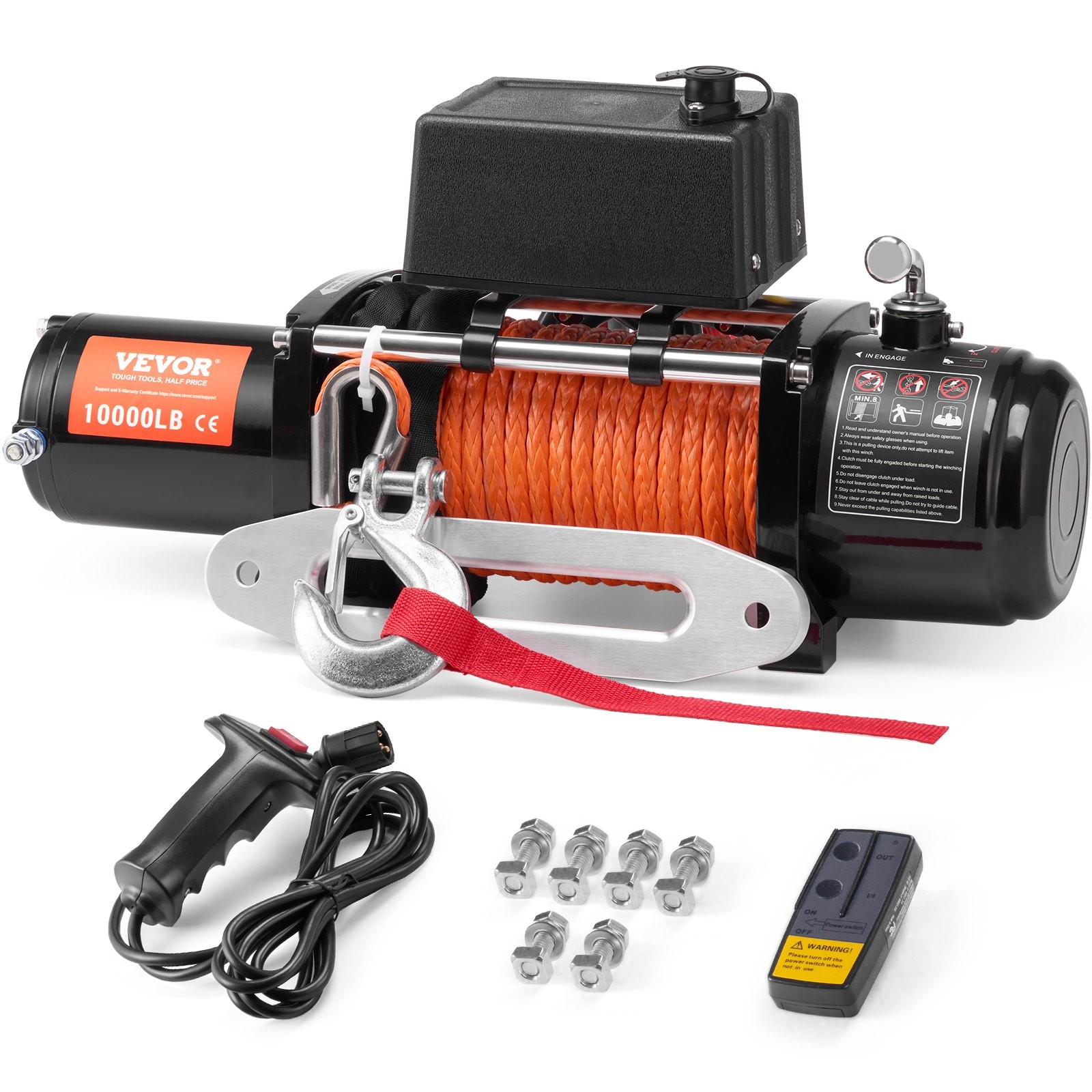 Electric Winch with Remote Control