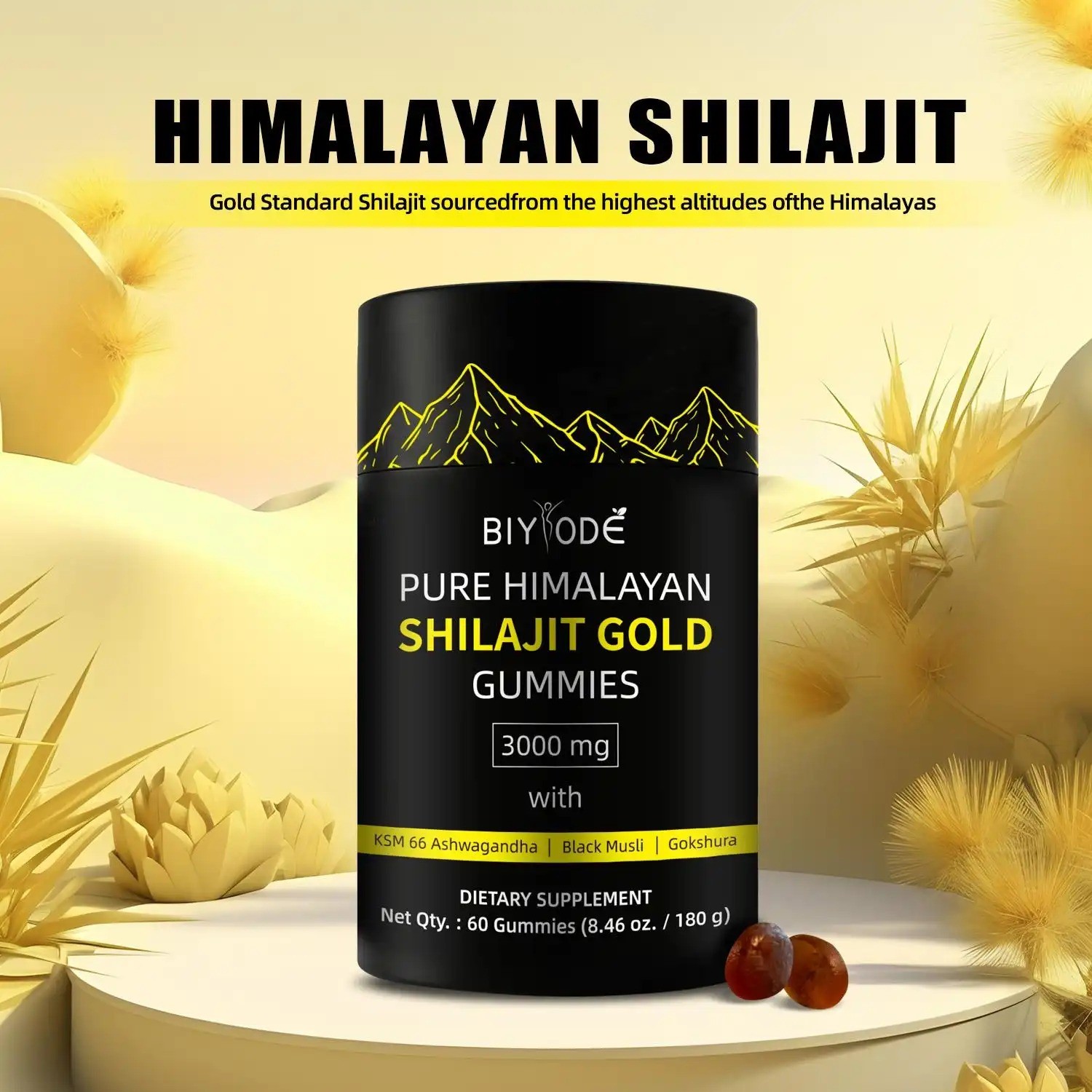 Biyode Pure Himalayan Shilajit Gold Gummies: A Natural Powerhouse for Your Health