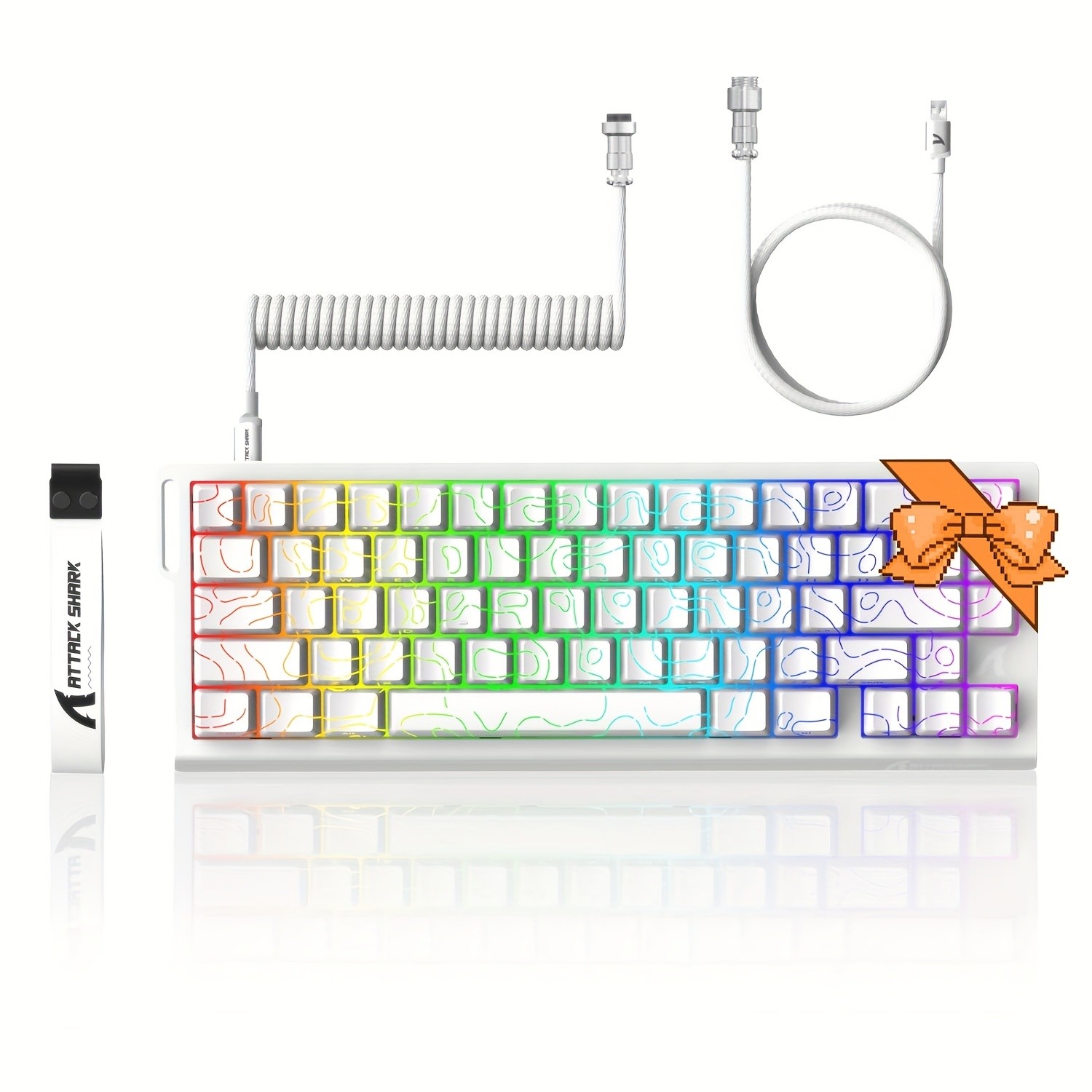 ATTACK SHARK X68 HE 8KHz Rapid Trigger Keyboard – Extreme Speed and Precision for NZ Gamers