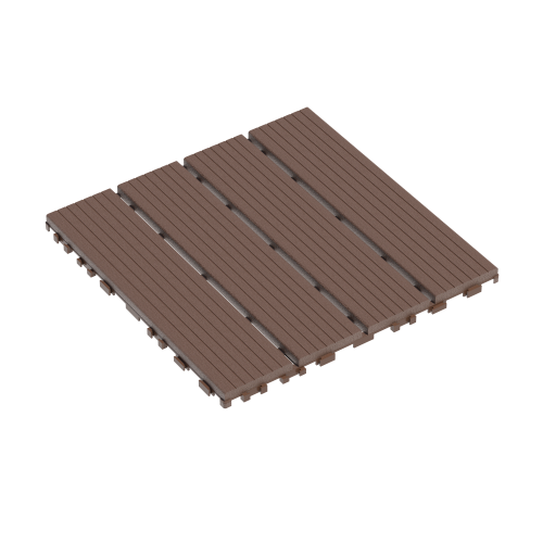 Plastic Interlocking Deck Tile