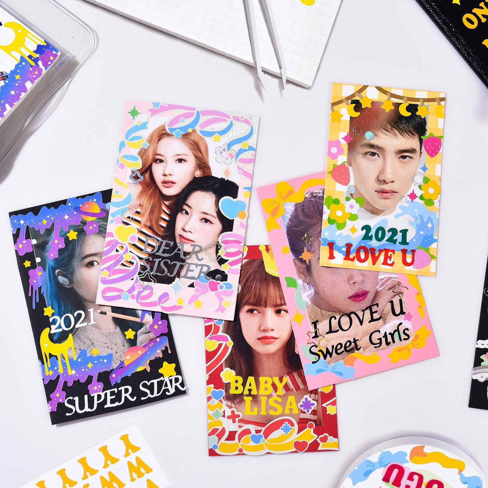 Alphabet Glitter Stickers