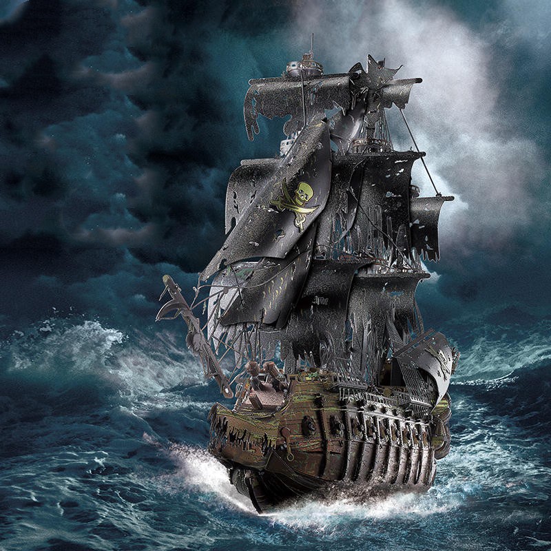 3D Pirate Ship Puzzle