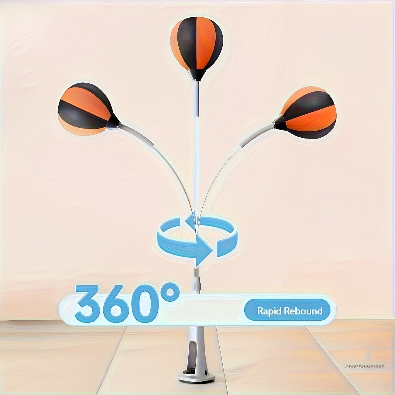 Adjustable Heavy-Duty Boxing Bag  Sturdy Frame & Strong Suction Base for Home Gym, Boxing & Kickboxing