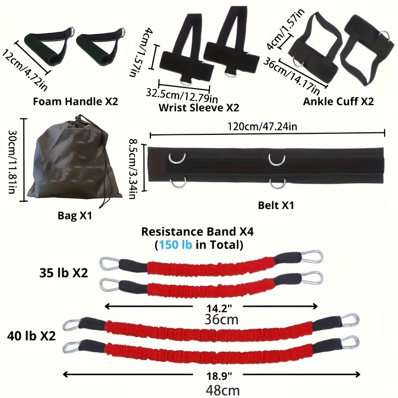 12pcs Resistance Boxing Training Set Power Up Your Boxing and MMA Training