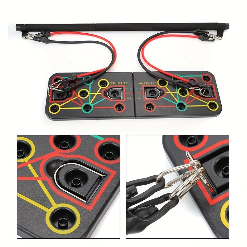 New Push-Up Board Fitness Set Ultimate Home Workout Solution for Chest, Abs, and Back Muscles