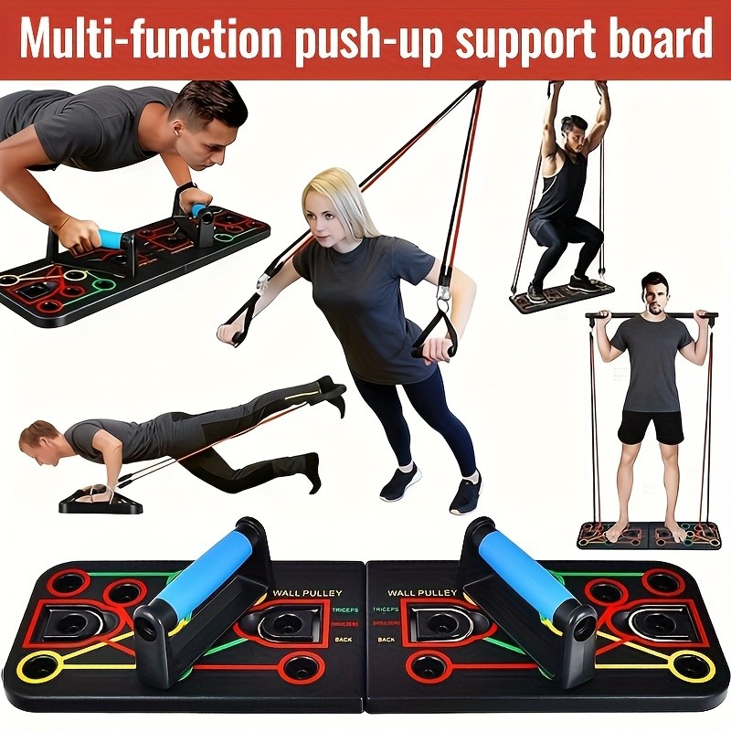 New Push-Up Board Fitness Set Ultimate Home Workout Solution for Chest, Abs, and Back Muscles
