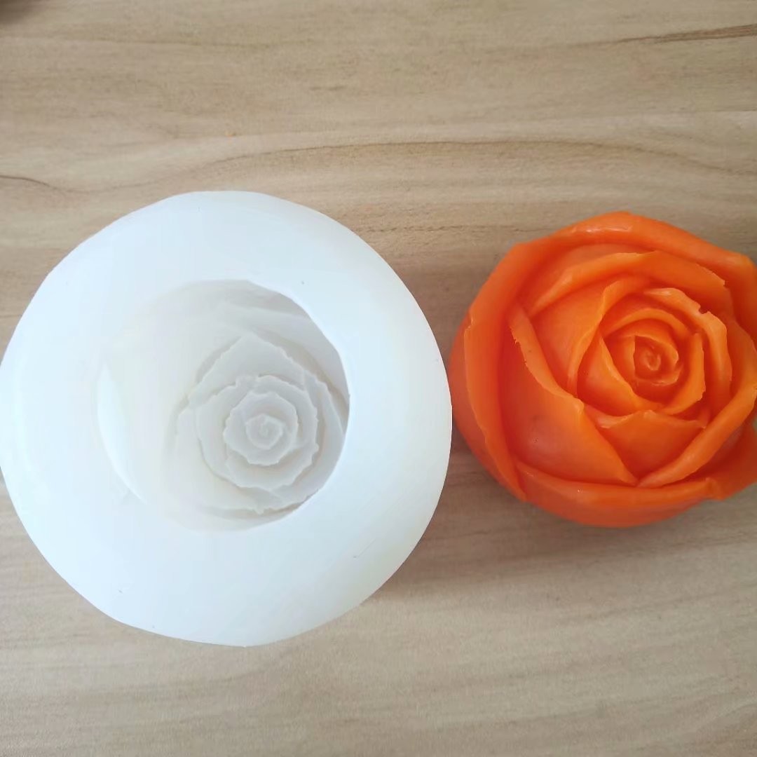 3d silicone rose mold