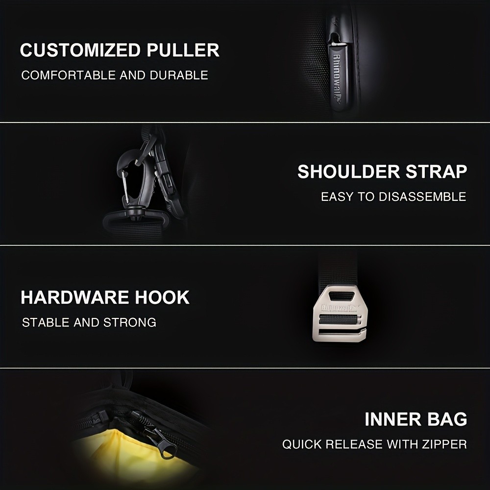 Rhinowalk Motorcycle Saddle Bag 10L / 20L / 30L