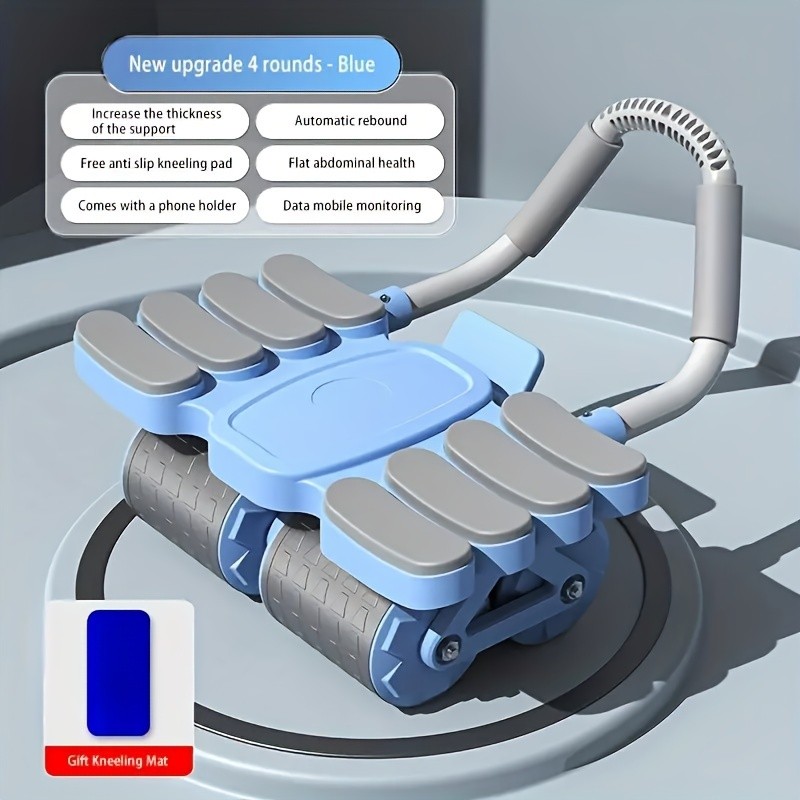 Upgraded Eight-Elbow Abdominal Fitness Wheel: Achieve Perfect Abs and Full-Body Strength