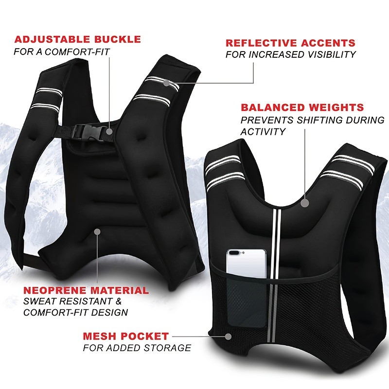 5kg Weighted Vest for Men & Women: Enhance Your Workouts with Adjustable Weight