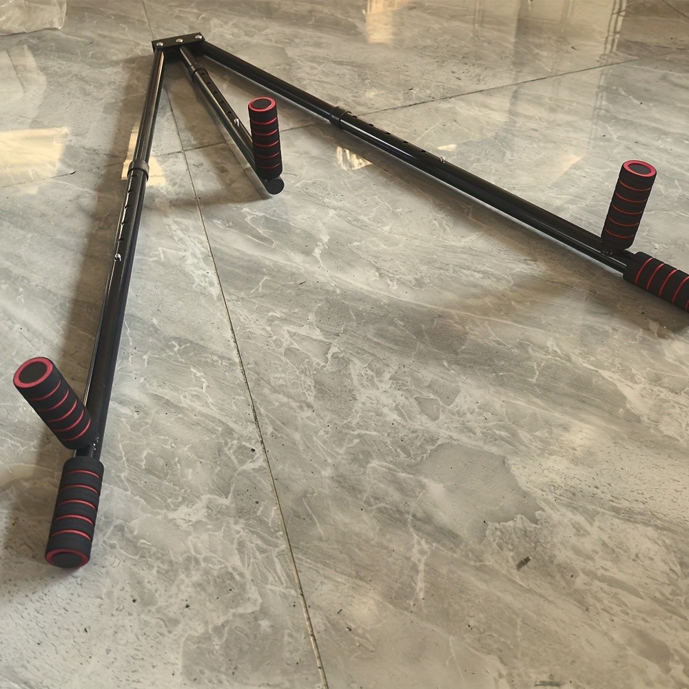 1pc Black 3-Bar Leg Stretcher: Boost Flexibility and Range of Motion