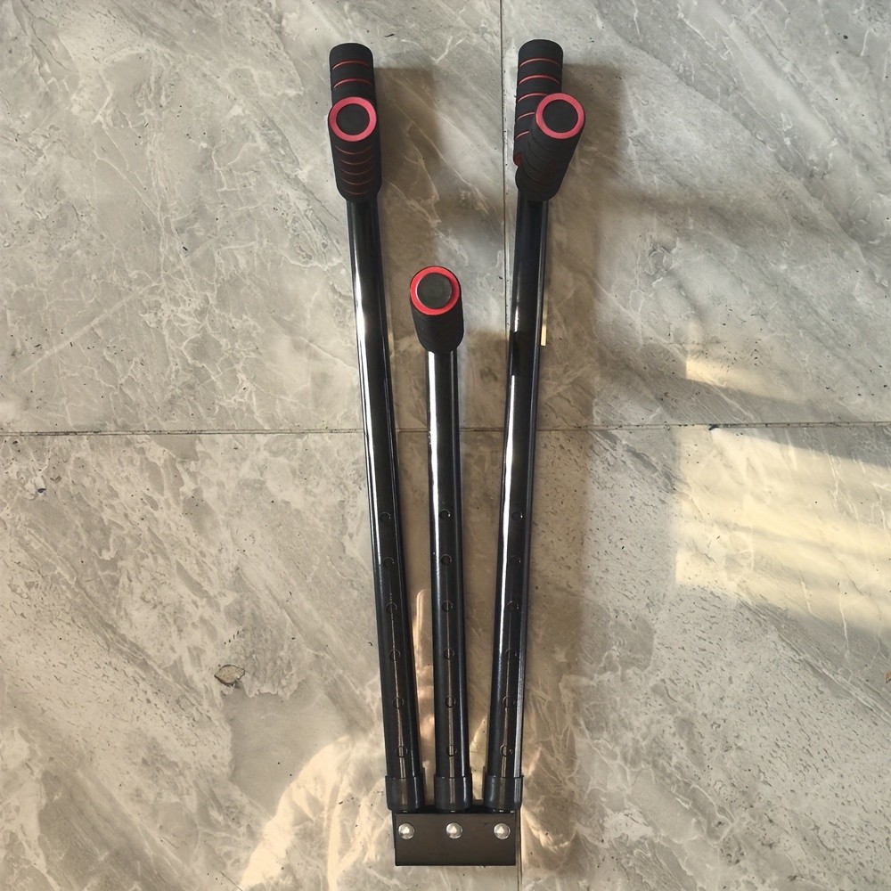 1pc Black 3-Bar Leg Stretcher: Boost Flexibility and Range of Motion