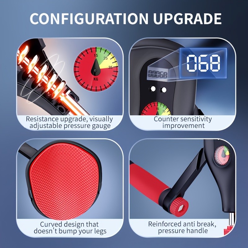 Adjustable Kegel Exerciser with Digital Counter: 360 Rotating Resistance Bands for Pelvic Floor & Core Strength