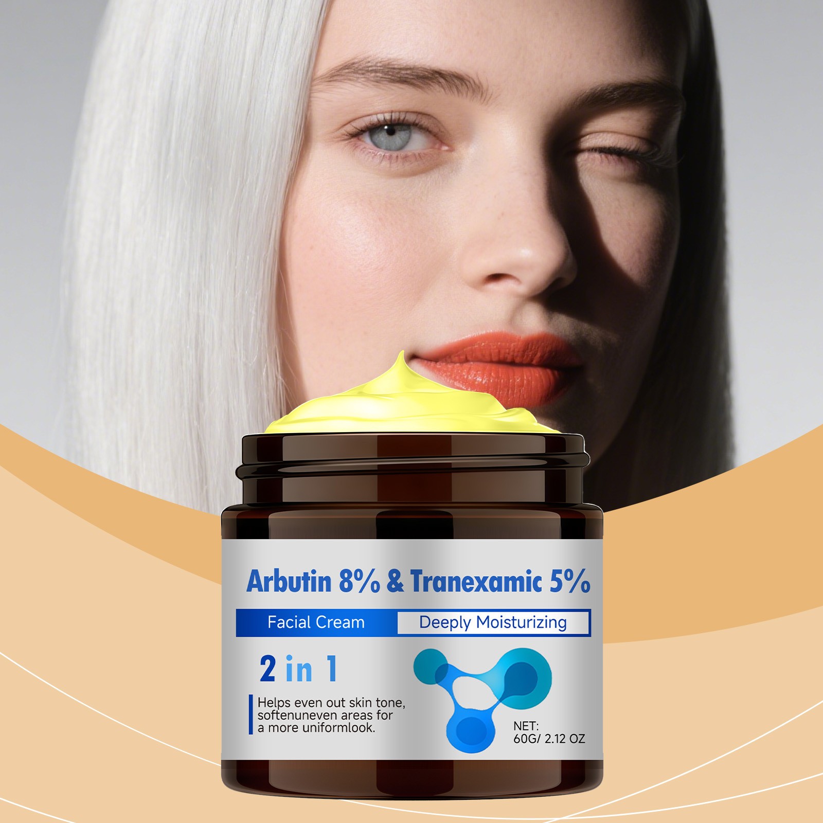 Arbutin 8% & Tranexamic 5% Facial Cream