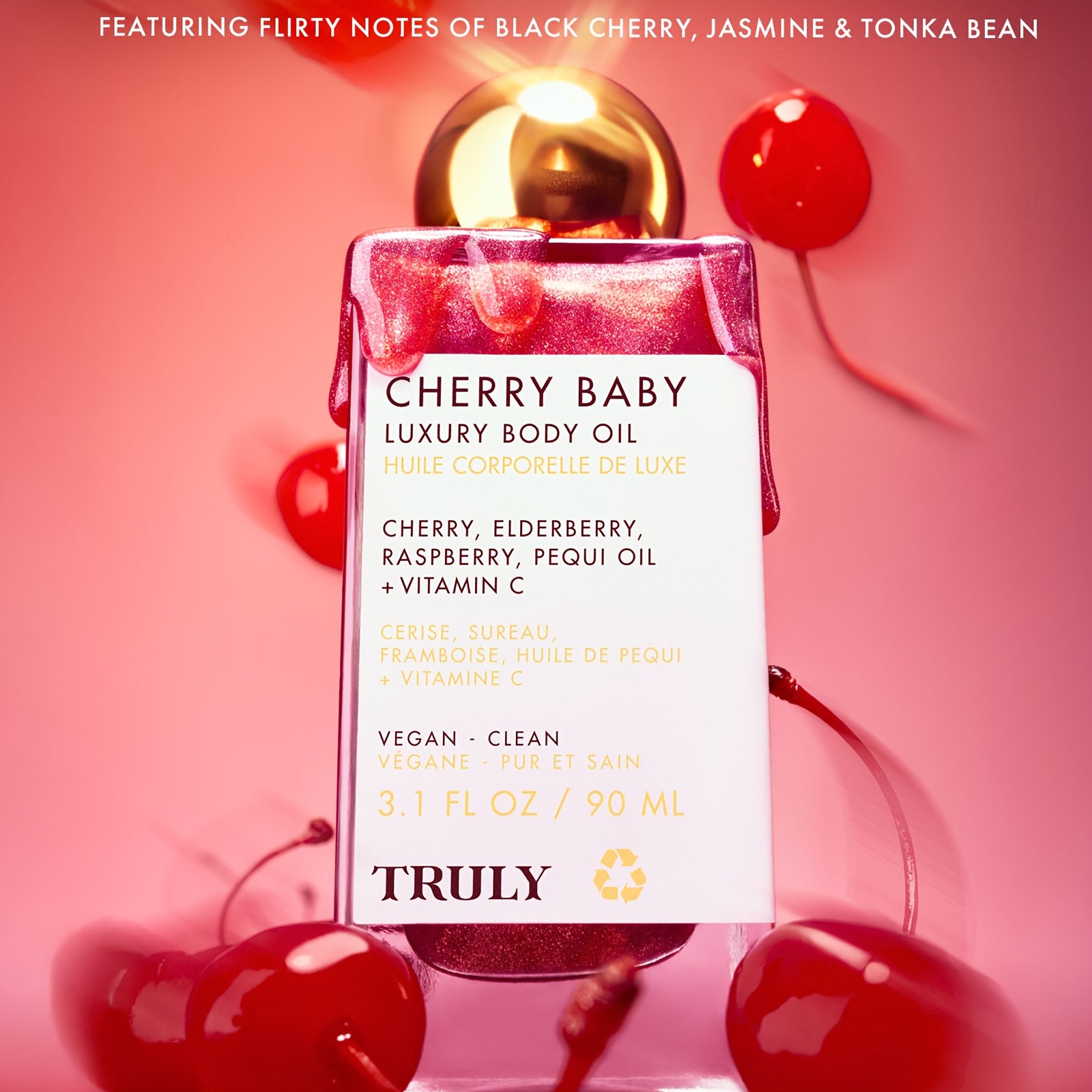 Cherry Baby Luxury Body Oil  Indulge in Smooth, Radiant Skin