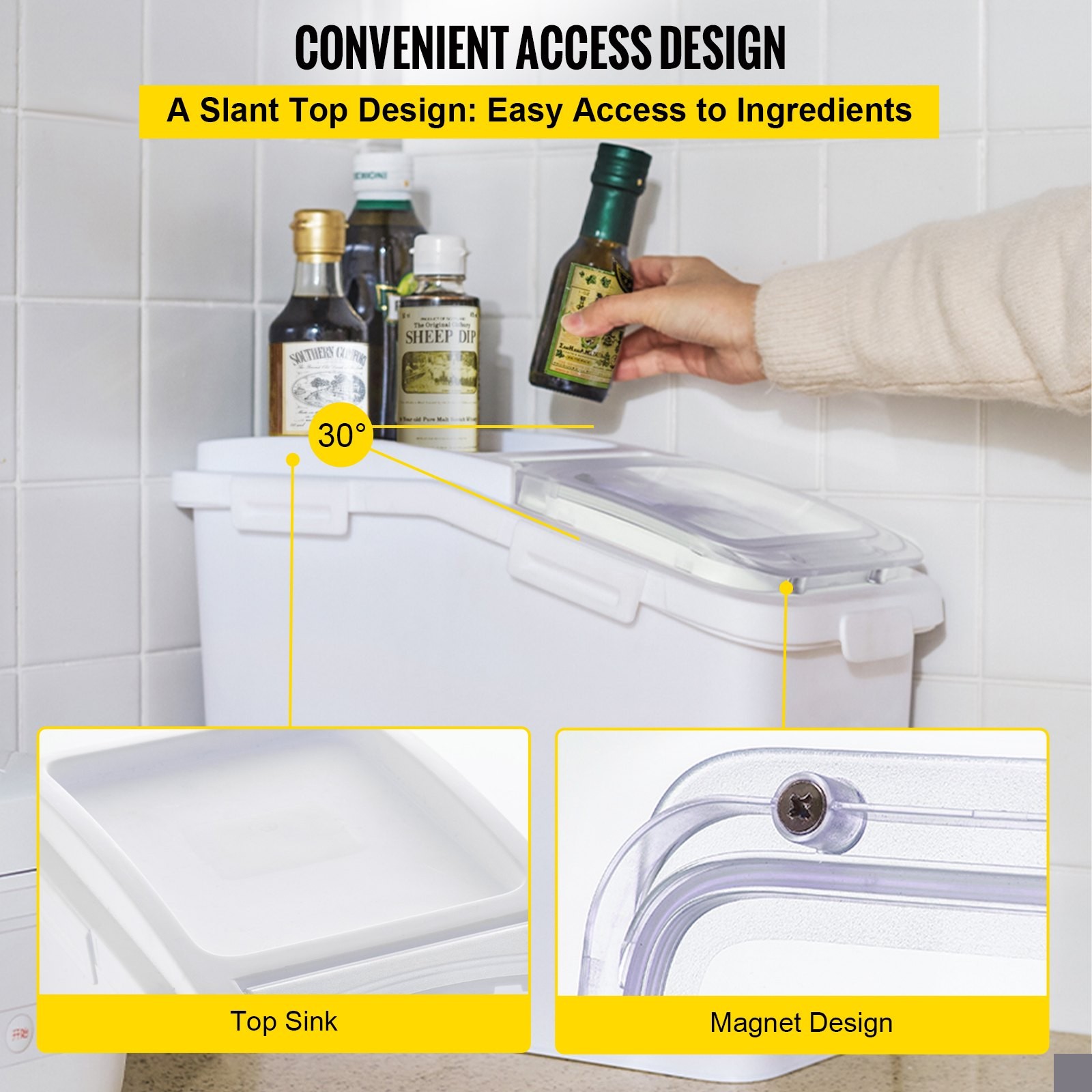 Storage Bin with Wheels