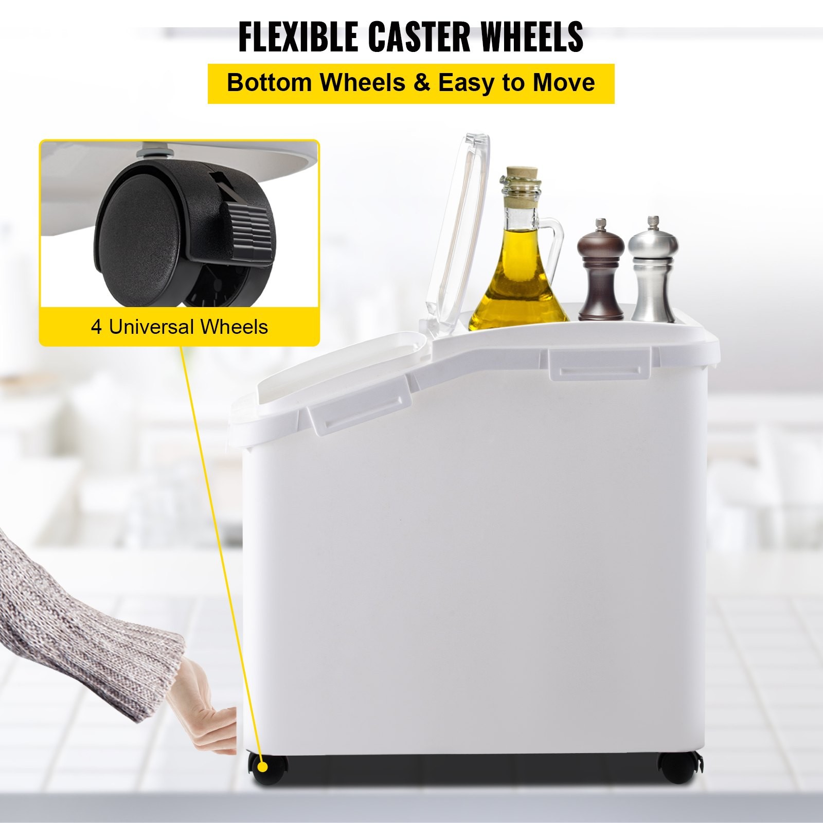 Storage Bin with Wheels