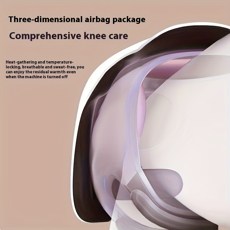 New Electric Heating Knee Joint Massager  Hot Compress, Warm and Vibrating Massager for Elderly Knee Pads