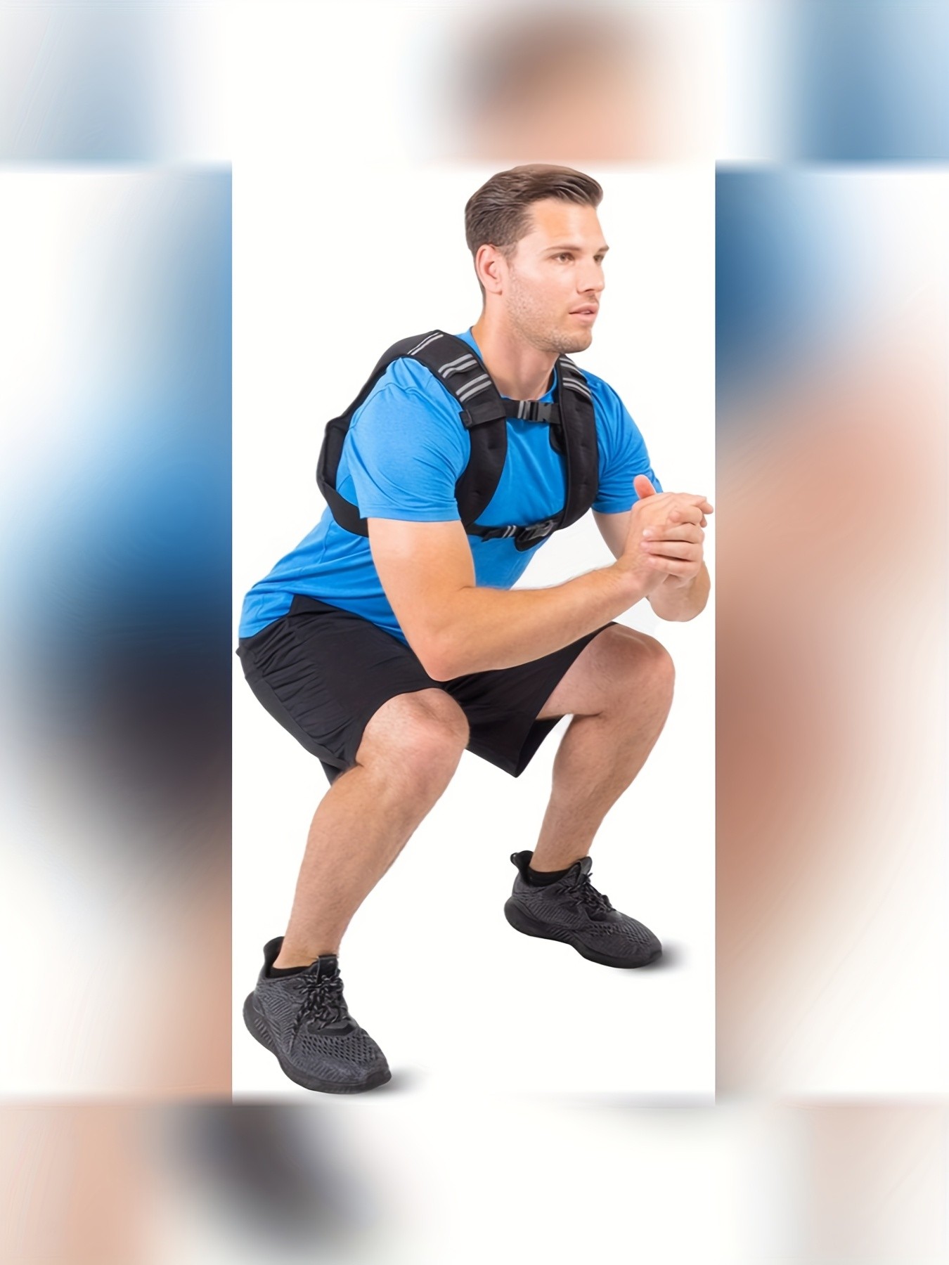 10kg Adjustable Exercise Weight Vest for Men & Women Breathable Mesh with Padded Straps for Enhanced Workouts