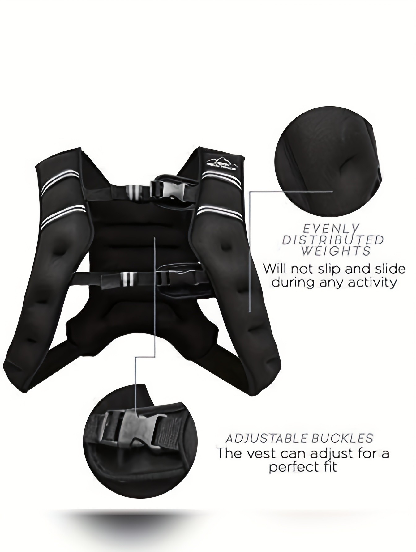 10kg Adjustable Exercise Weight Vest for Men & Women Breathable Mesh with Padded Straps for Enhanced Workouts